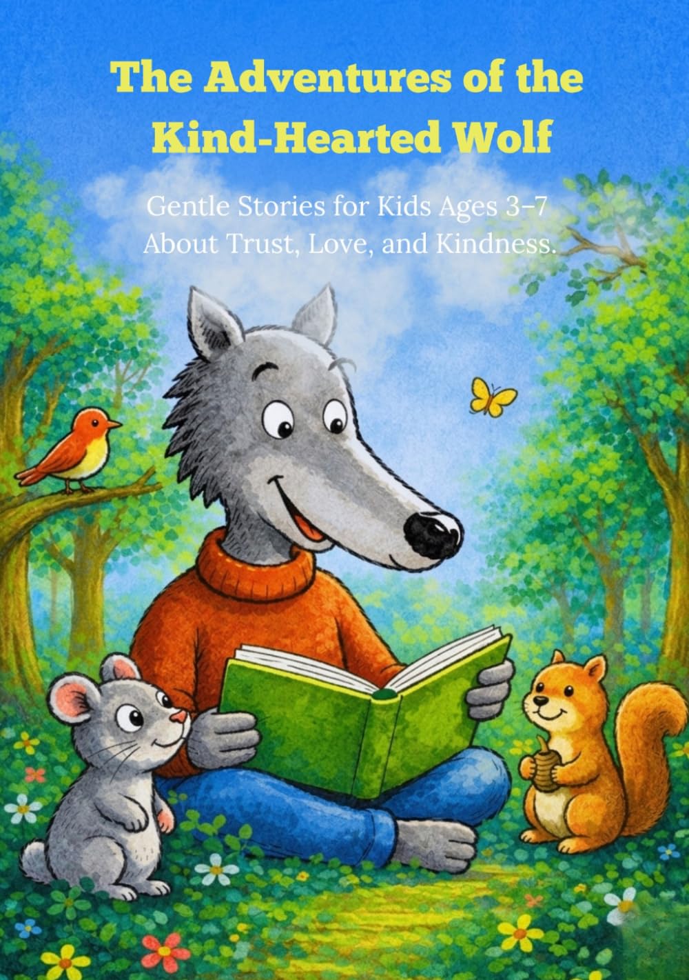 The Adventures of the Kind-Hearted Wolf: Gentle Stories for Kids Ages 3–7 About Trust, Love, and Kindness.