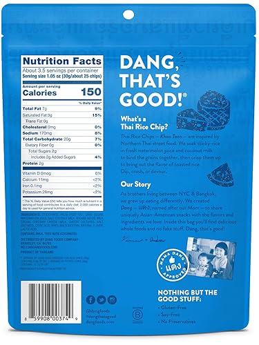 Miniatura 7 de Dang Single - Porciones individuales de galletas de arroz, receta original, 24 unidades