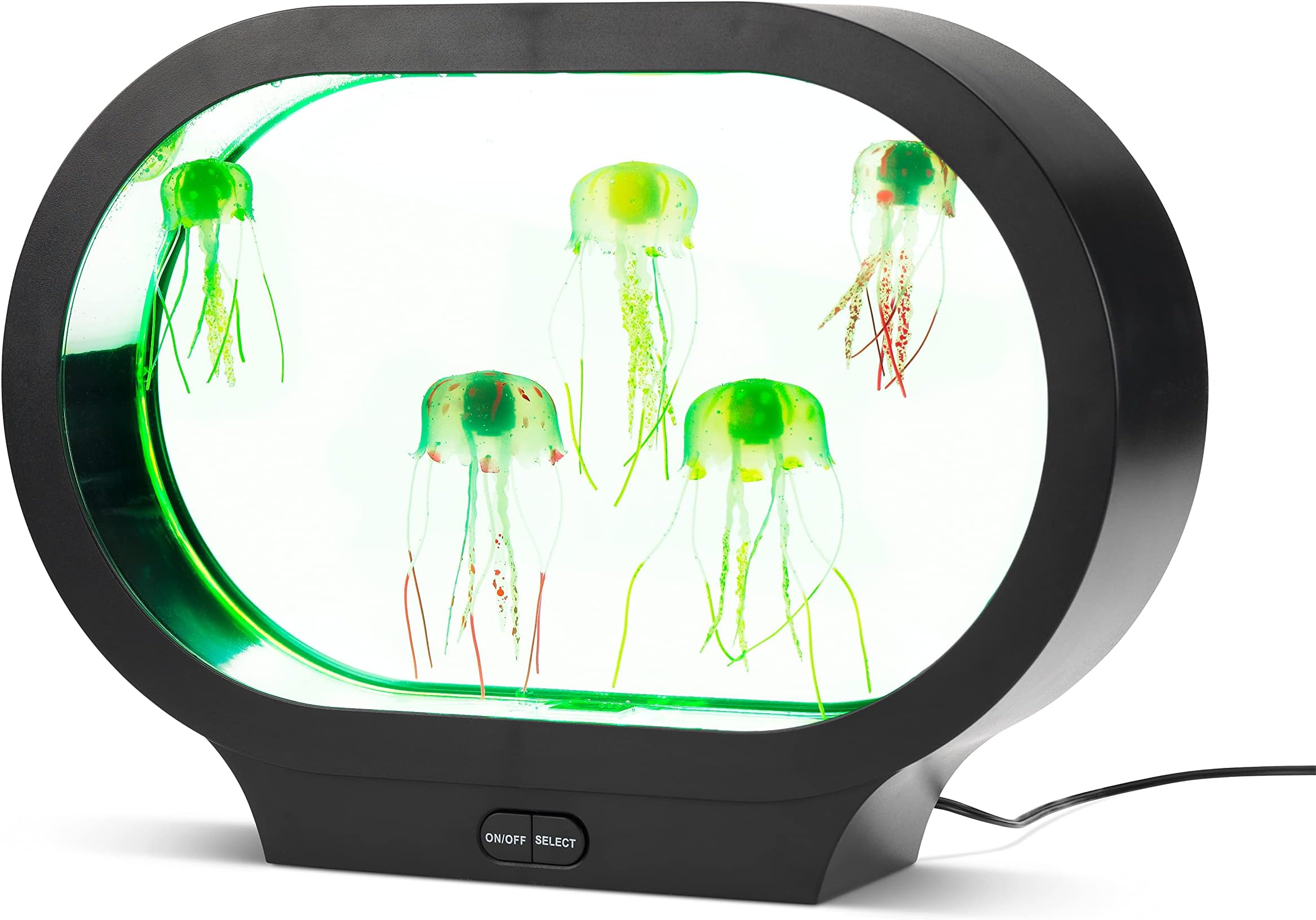 The Source Wholesale RED5 Oval Realistic Jellyfish Tank Lamp Mains Powered Colour Changing LED Light
