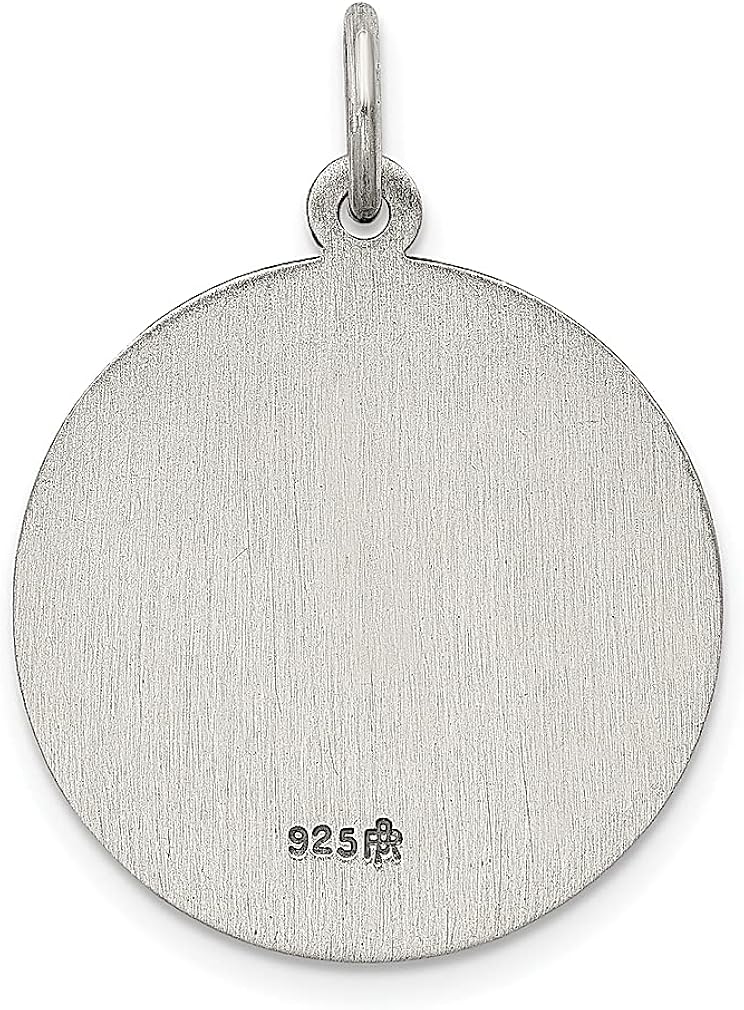 Miniatura 4 de Colgante vintage de plata de ley 925 de San Francisco de Asís, colgante de medalla religiosa de San Francisco, joyería fina para mujer, regalos para