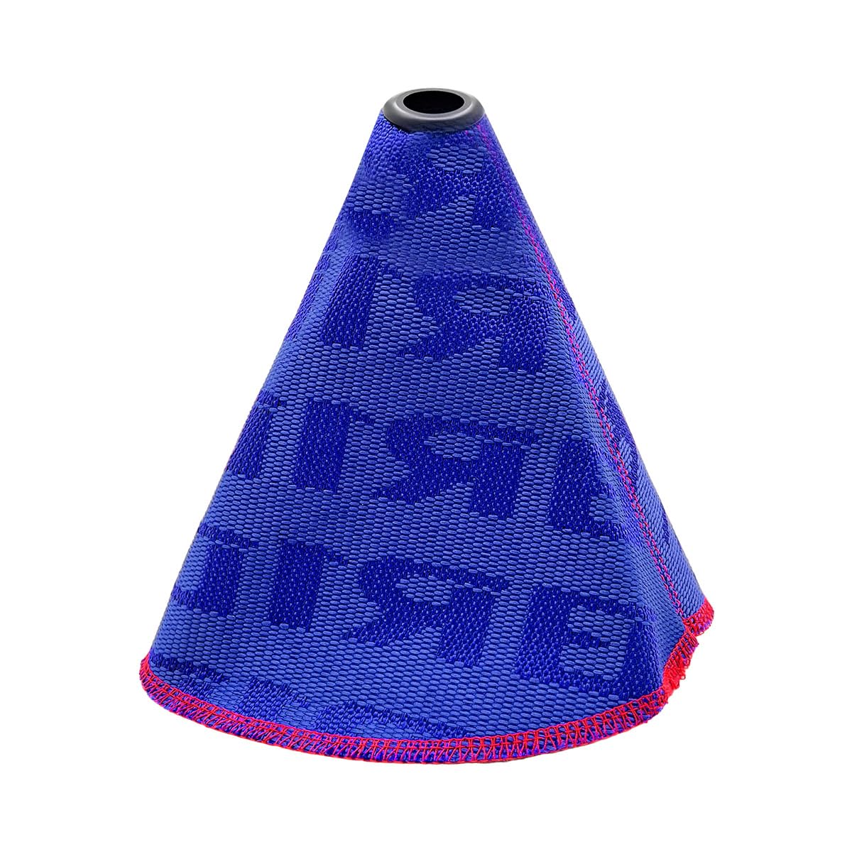 Car Shift Knob Dust Cover, Racing Style Shift Knob Boot Dust Cover with Stitching, Fabric Manual/Automatic Shifter Shift Boot Protector, Universal Car Accessories (Blue)