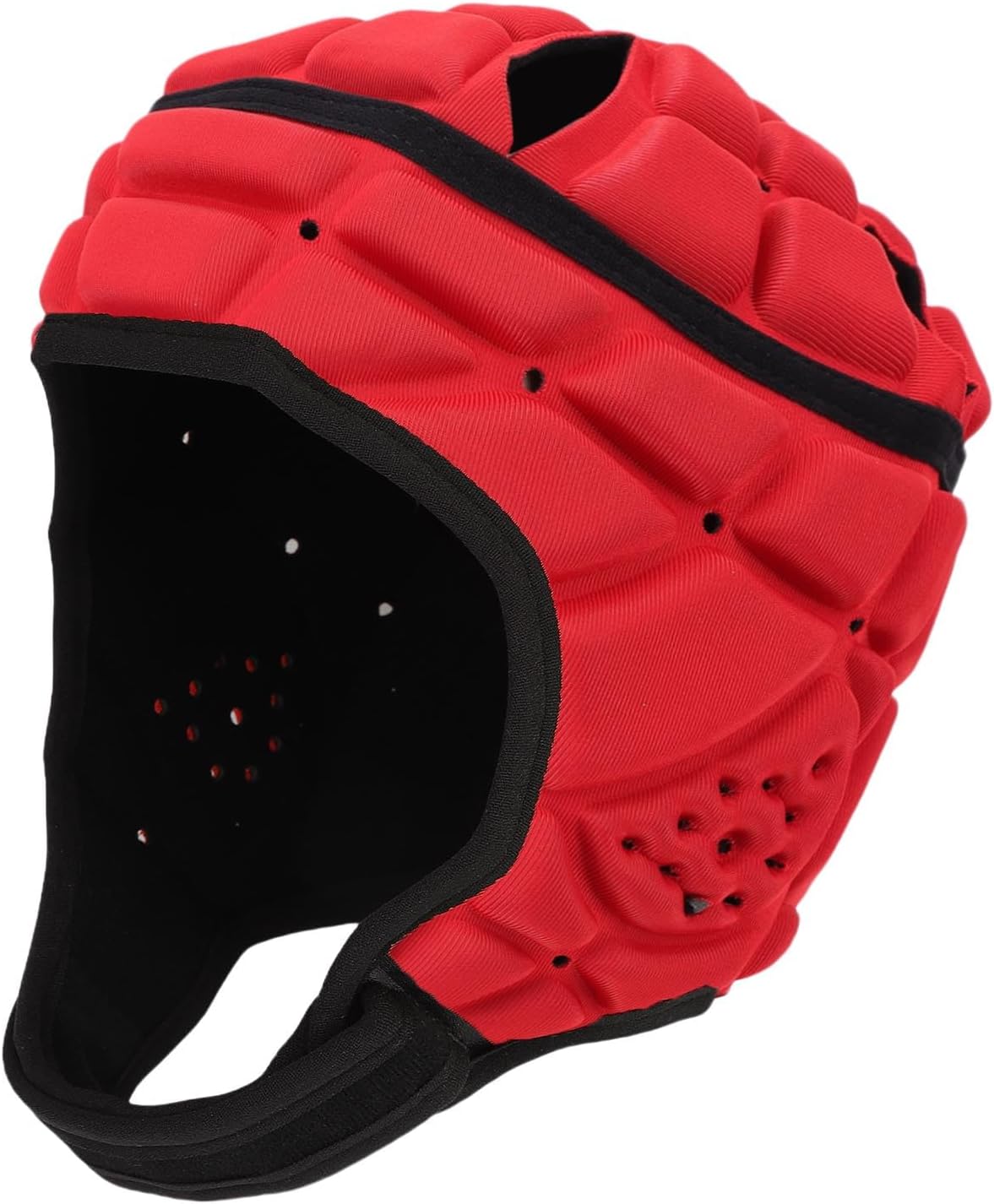 Rugby Padded Headgear for Youth EVA Sponge Adjustable Soft Shell Flag Football Helmet Headguard for Soccer Sports