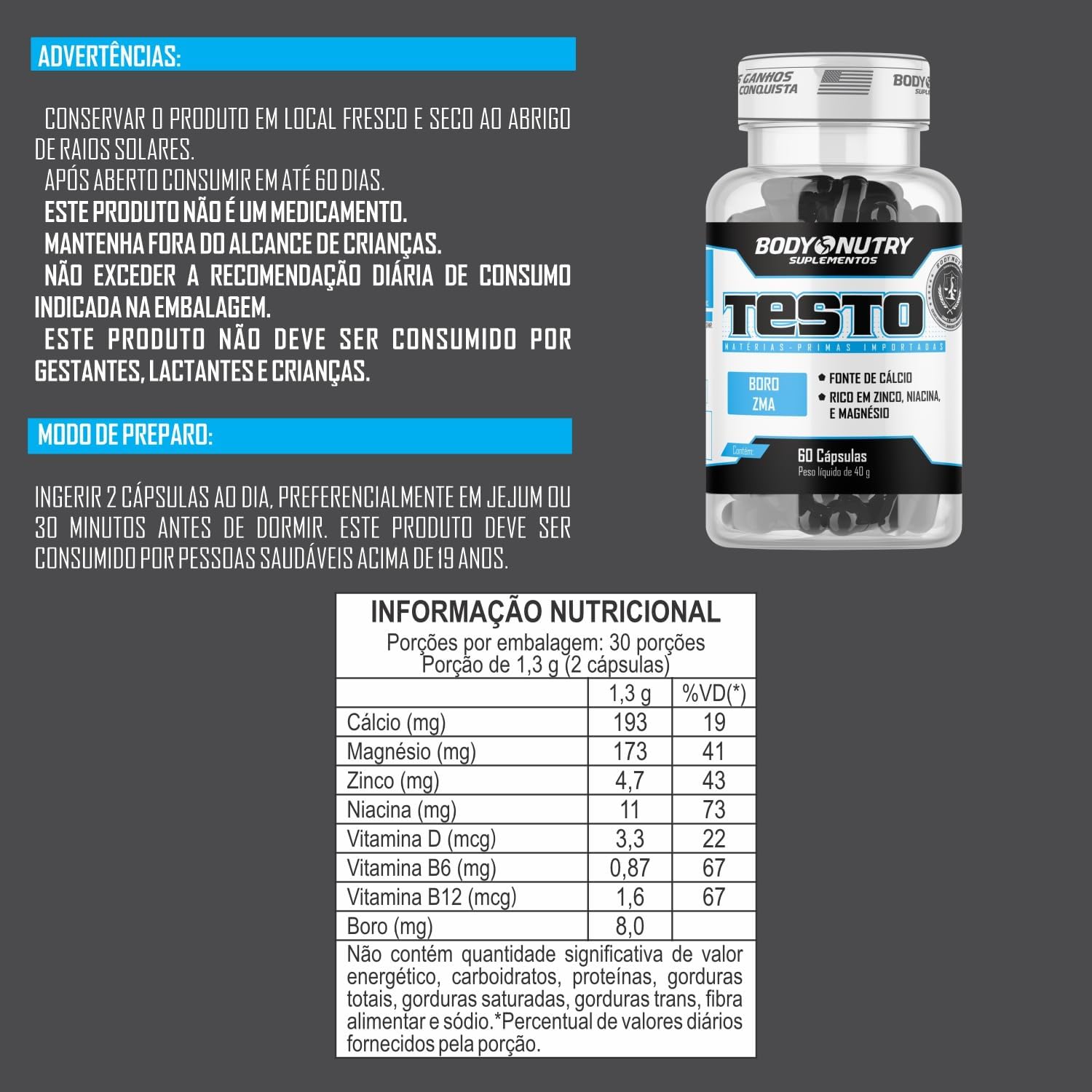 Kit 2x Vitaminas e Minerais Pote 120 Cápsulas + 2x Dilated Pote 120 Capsulas - Imagem 5