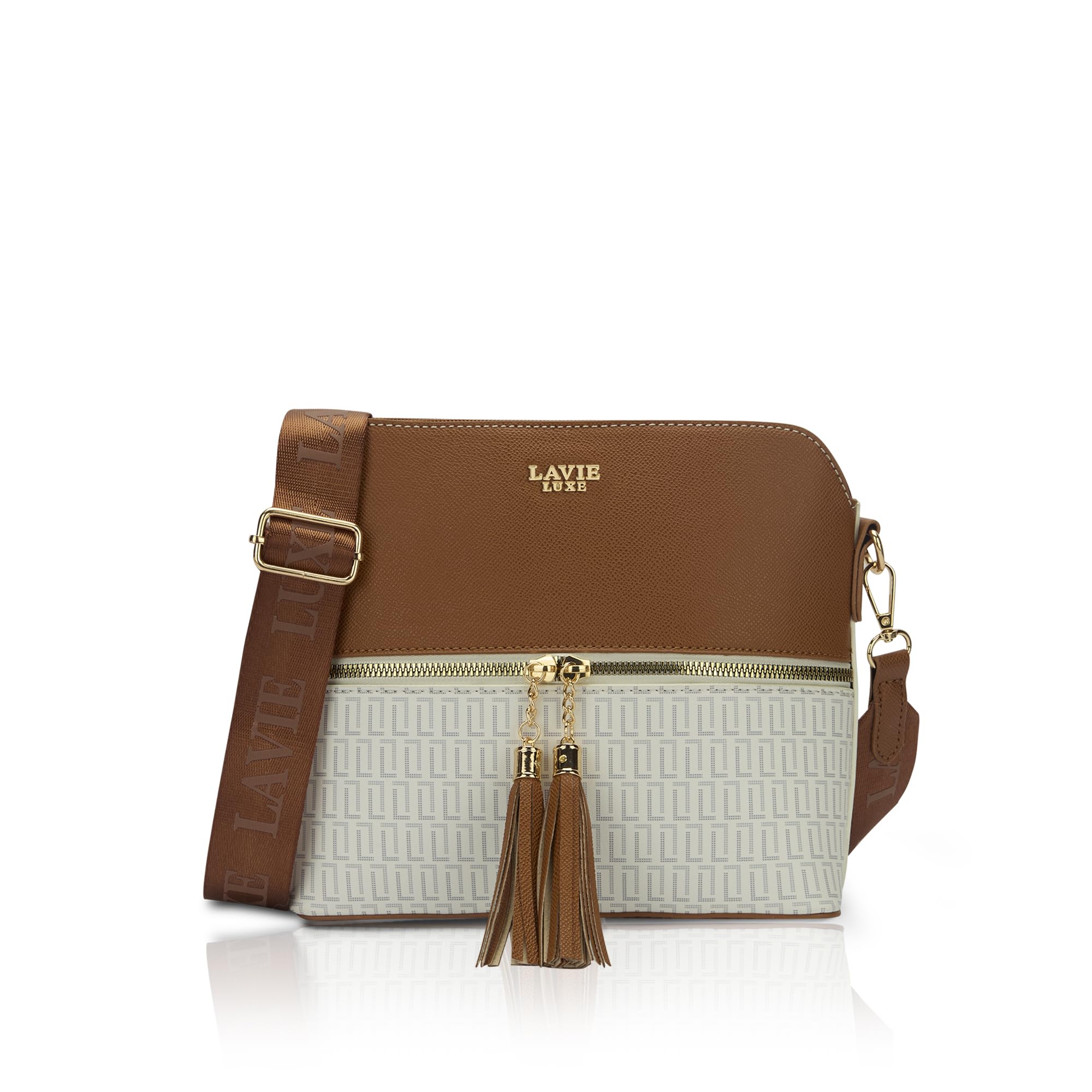 Women's Mono Tiara 25 Medium Monogram Print Tassel Cross Body Sling Bag | Ladies Purse Handbag | Ladies Gift-image-48