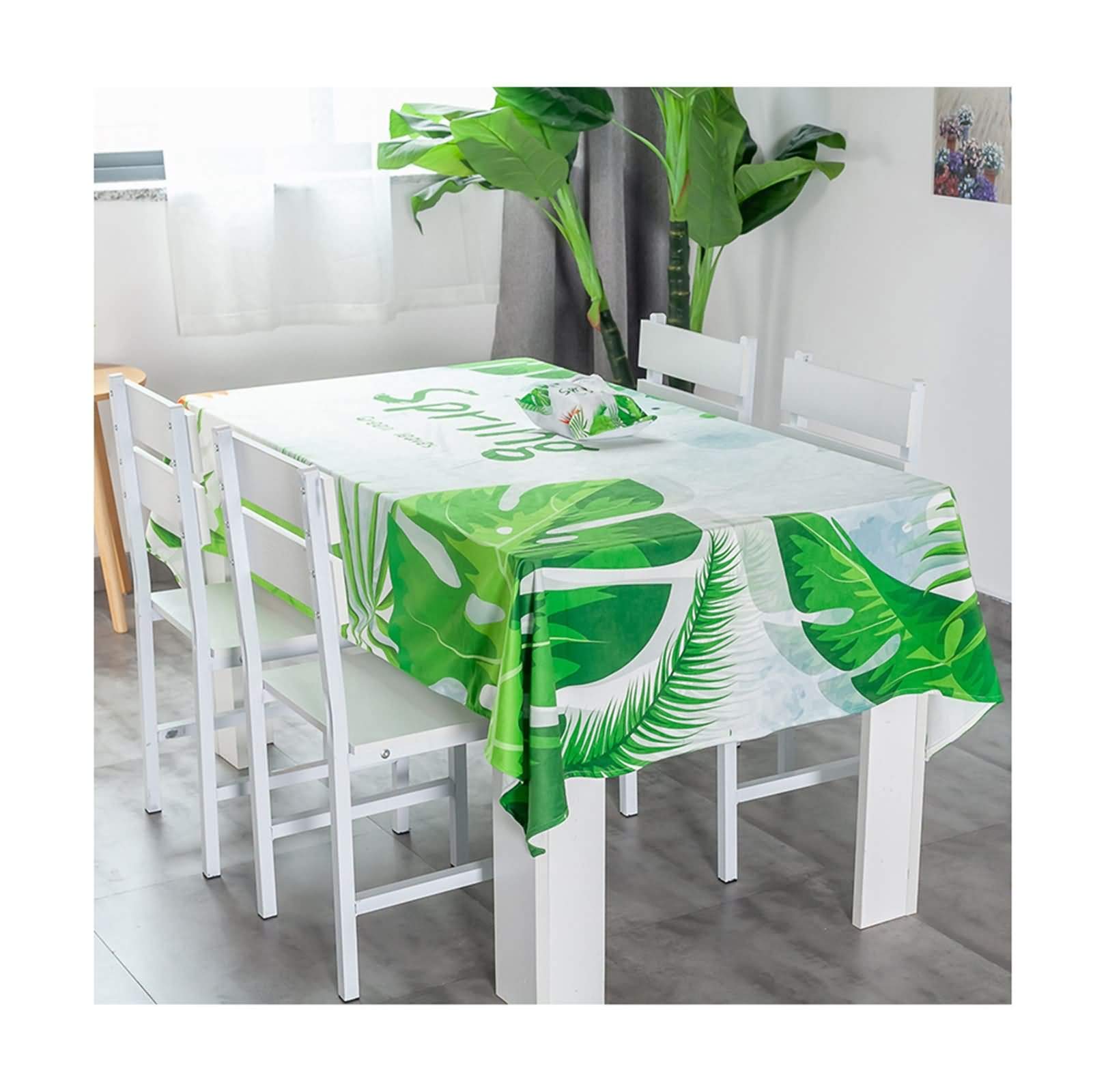 Nappe feuilles tropicaux en coton pour vos déjeuners et pique-niques