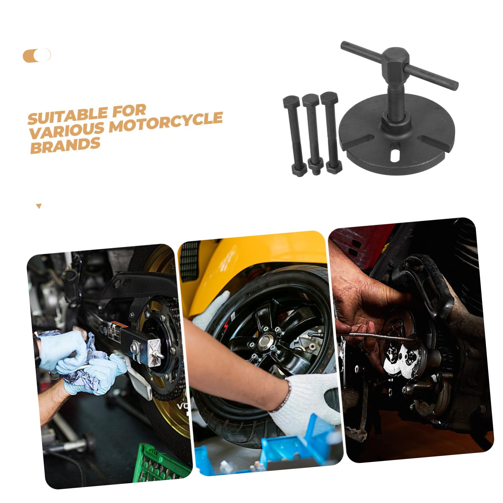 Gatuida Motorrad Konstruktion aus Kohlenstoffstahl Schwungradabzieher Schnelle Entfernung Zuverlässige für Reparatur und Fachpersonal