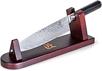 Vista 10 de Deco Chef Juego de cuchillos de cocina de 16 piezas de acero inoxidable con asas de madera, cuchillo de chef de 8 pulgadas, cuchilla de 6.5