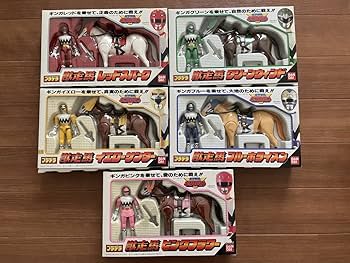 Amazon.co.jp: 星獣戦隊 ギンガマン 獣走馬 5種プラデラ : おもちゃ