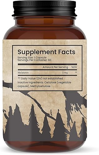 Miniatura 2 de MELATONINA 5MG Suplementos 60 Cápsulas
