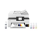 MegaTank MAXIFY GX2020 All-in-One Wireless Color Printer – Print, Copy, Scan with Duplex Printing – Refillable Tank System, Compact Desktop Design – Wireless Print Scan Copy for Home & Office