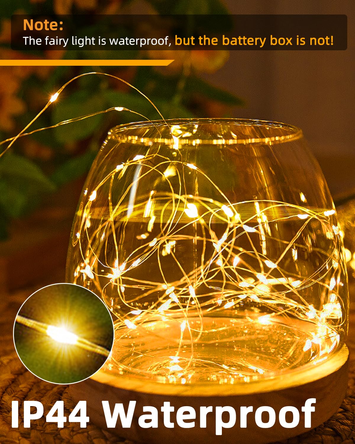 12 Catene Luminose LED HELESIN 2m Con Batterie CR2032: Impermeabili Per Decorazioni Feste E Natale - 5