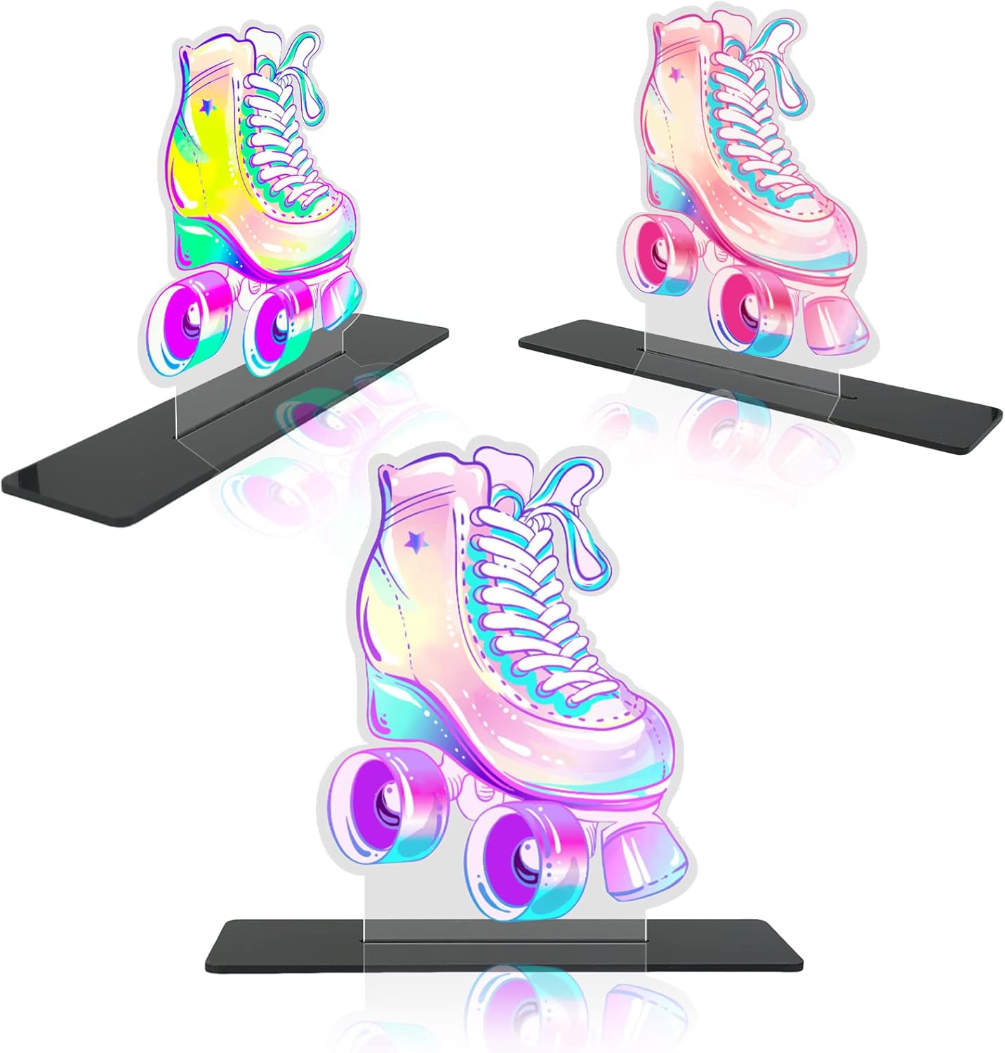 Roller Skates Table Centerpieces Table Toppers Retro Hip Hop Roller