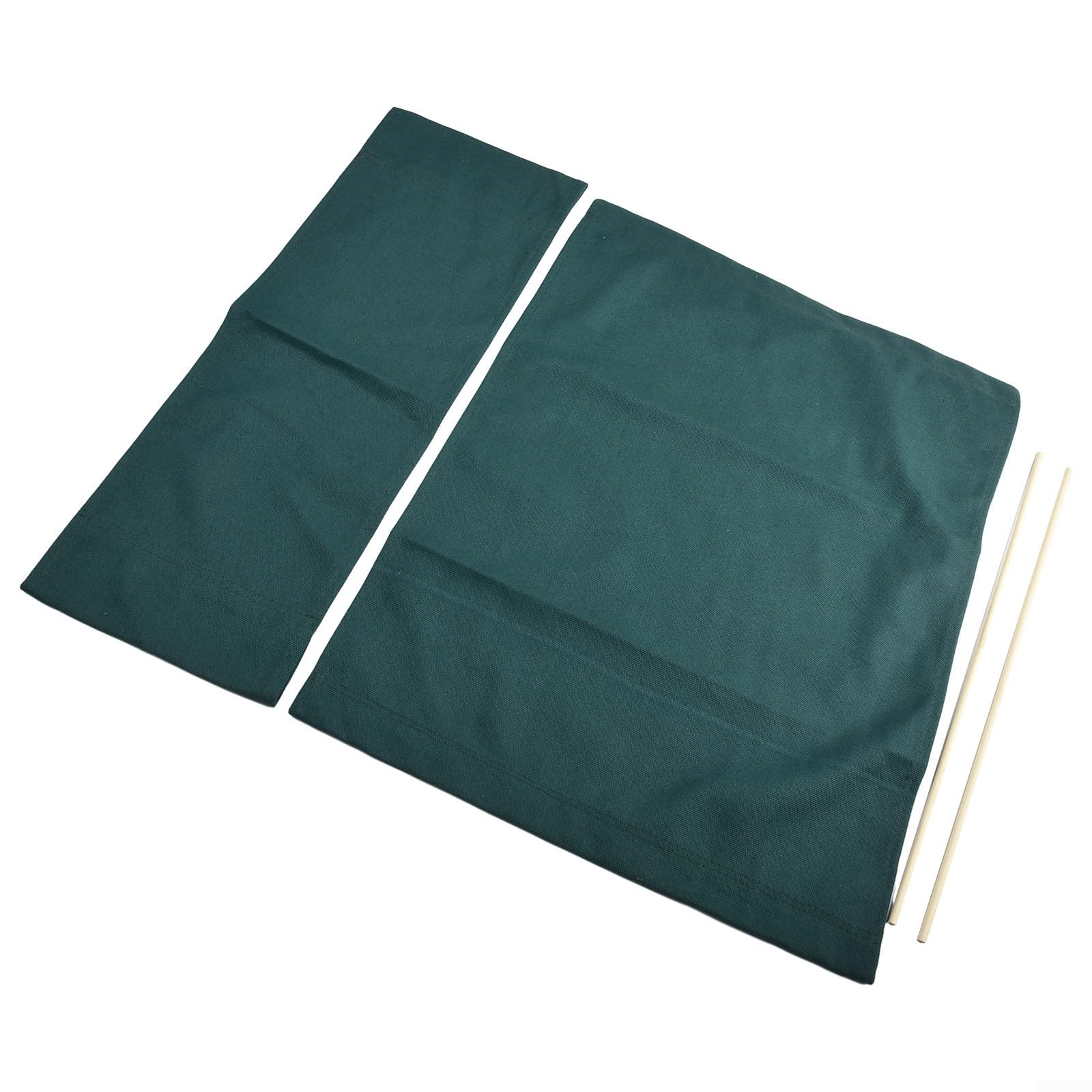 Coprisedia Per Sedia Da Regista - In Tela Verde Scuro, 2 Pezzi | Kit Di Ricambio Per Sedie Pieghevoli - Foto 2