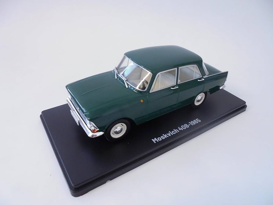 OPO 10 Auto In Miniatura Moskvich 400 (1947) Scala 1/24 – Modello Da Collezione In Metallo, Ixo Per Hachette