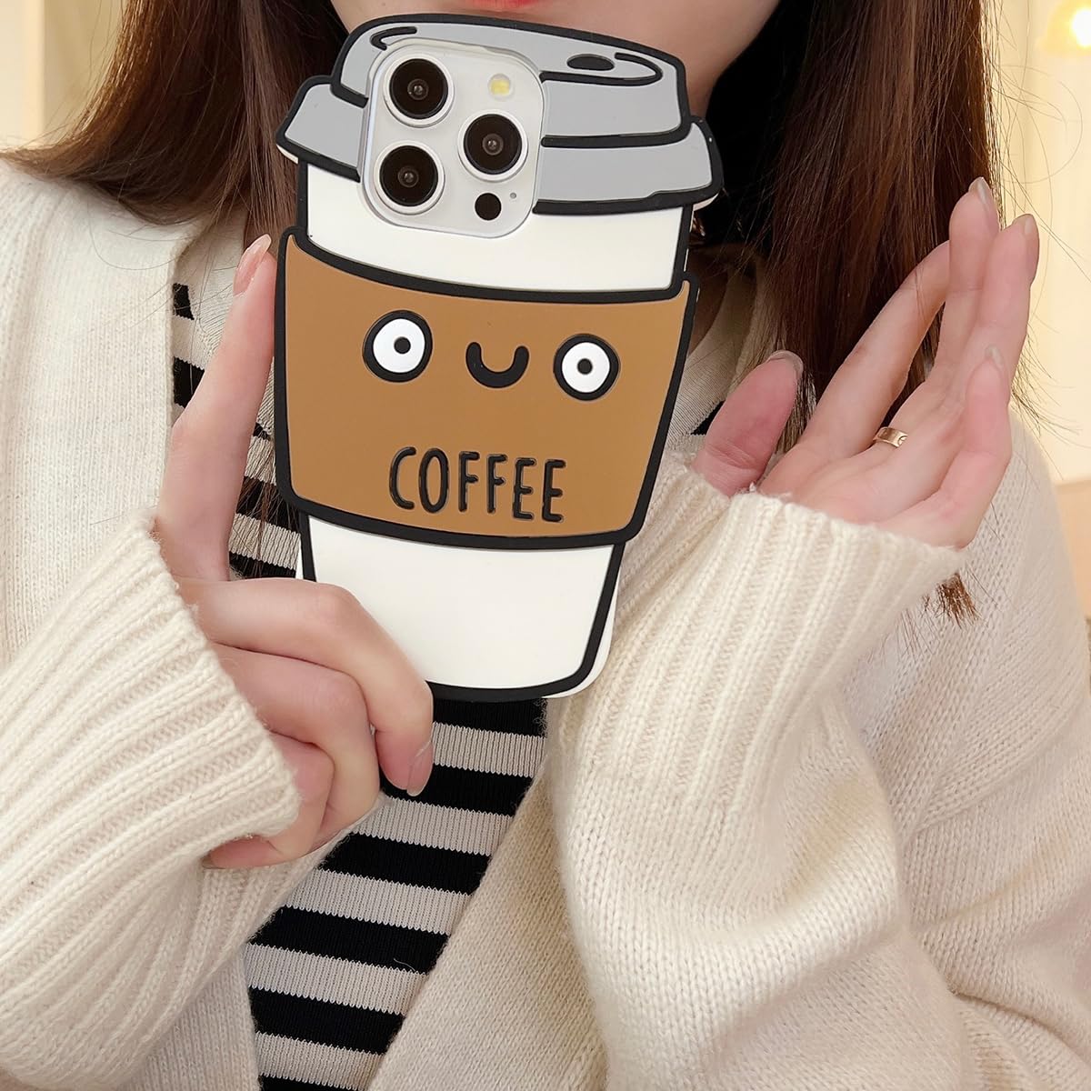 Amazon.com: QoKcoahn Black Coffee Case Compatible with iPhone 16