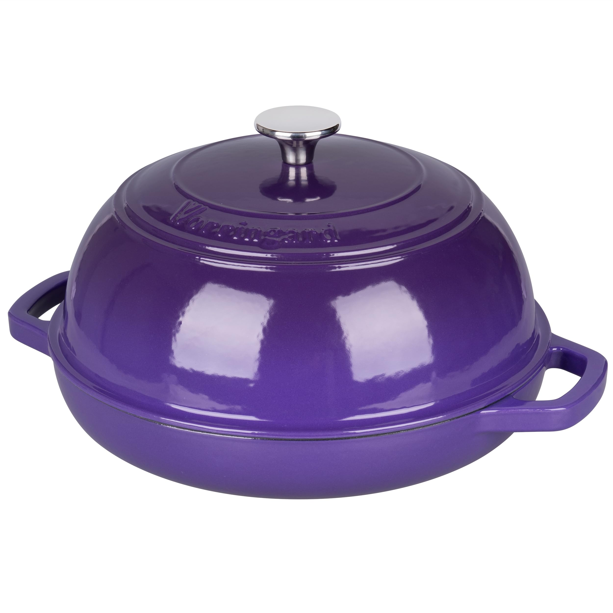 VORRINGARD Olla holandesa de hierro fundido con tapa para hornear pan, incluye suministros para hornear pan de masa madre como cesta de prueba de pan Banneton, horno de pan de 6 cuartos de galón,
