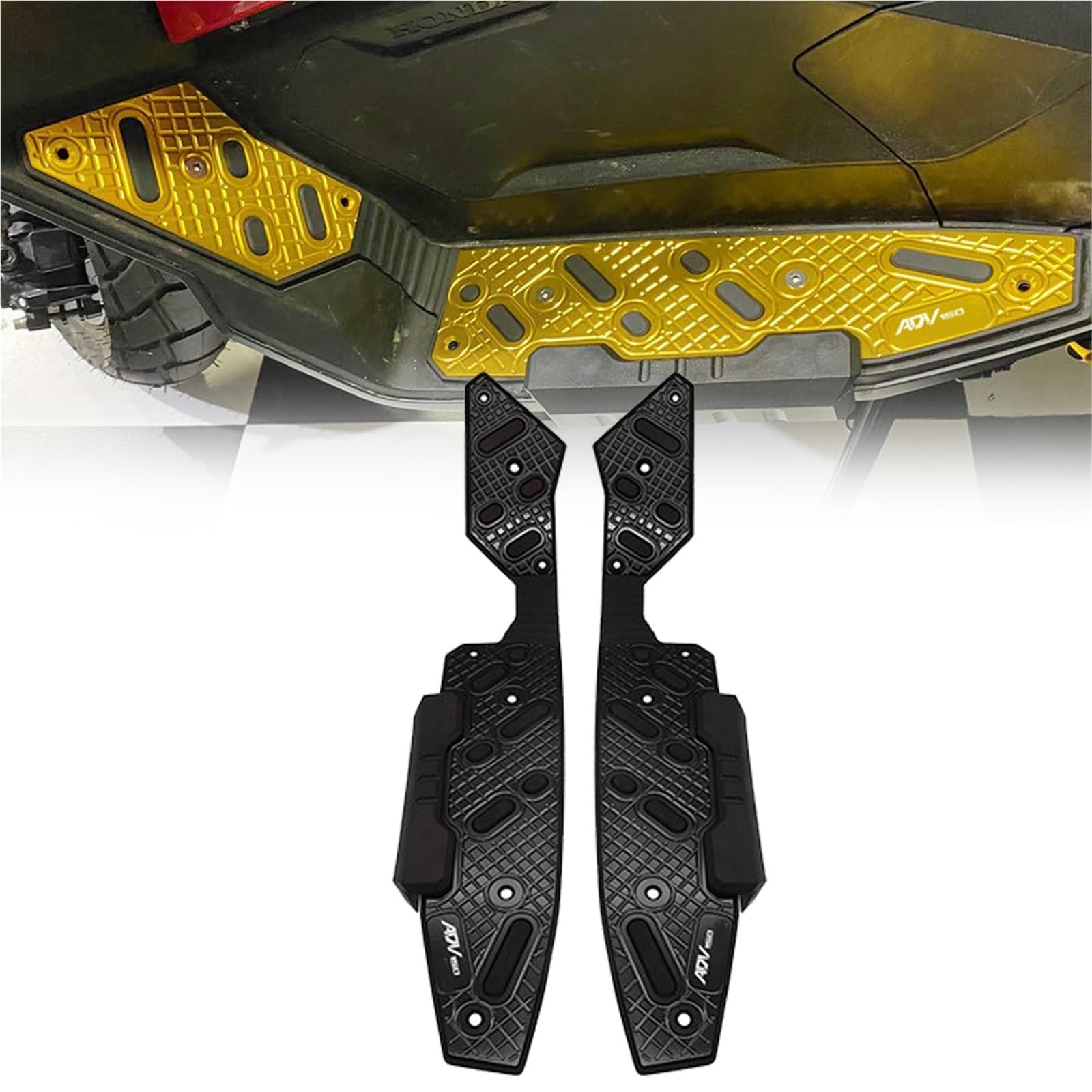 Marchepieds Planchers ADV 150 Finition Premium Support Plaque CNC