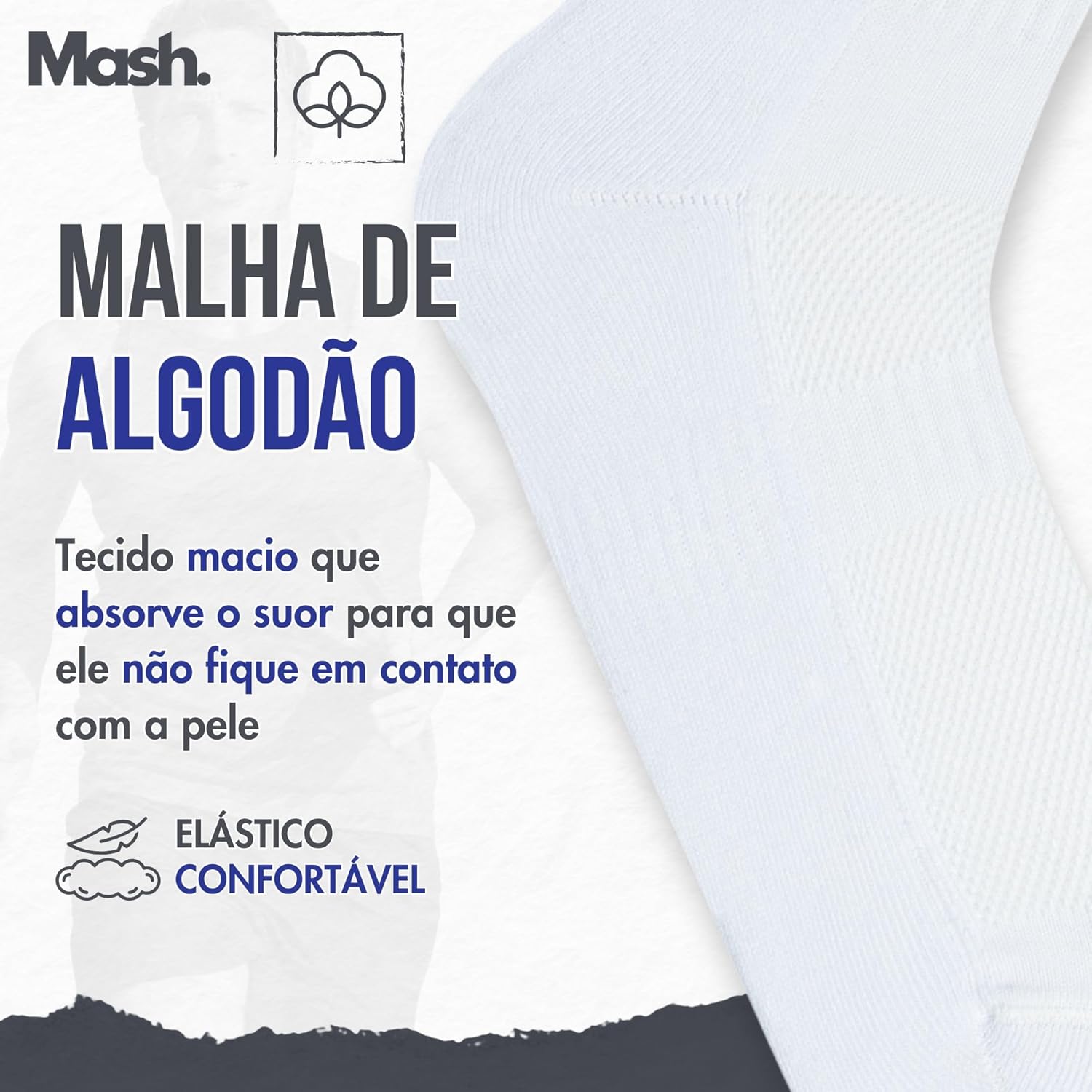 Kit 3 Pares Meias Mash Cano Médio Alta Performance Masculino Adulto em promoção! Veja a oferta e mais achadinhos de Moda íntima 5 Hoje é o melhor dia para comprar Kit 3 Pares Meias Mash Cano Médio Alta Performance Masculino Adulto com aquele preço maroto! Promoção! Aproveite a oferta! 5