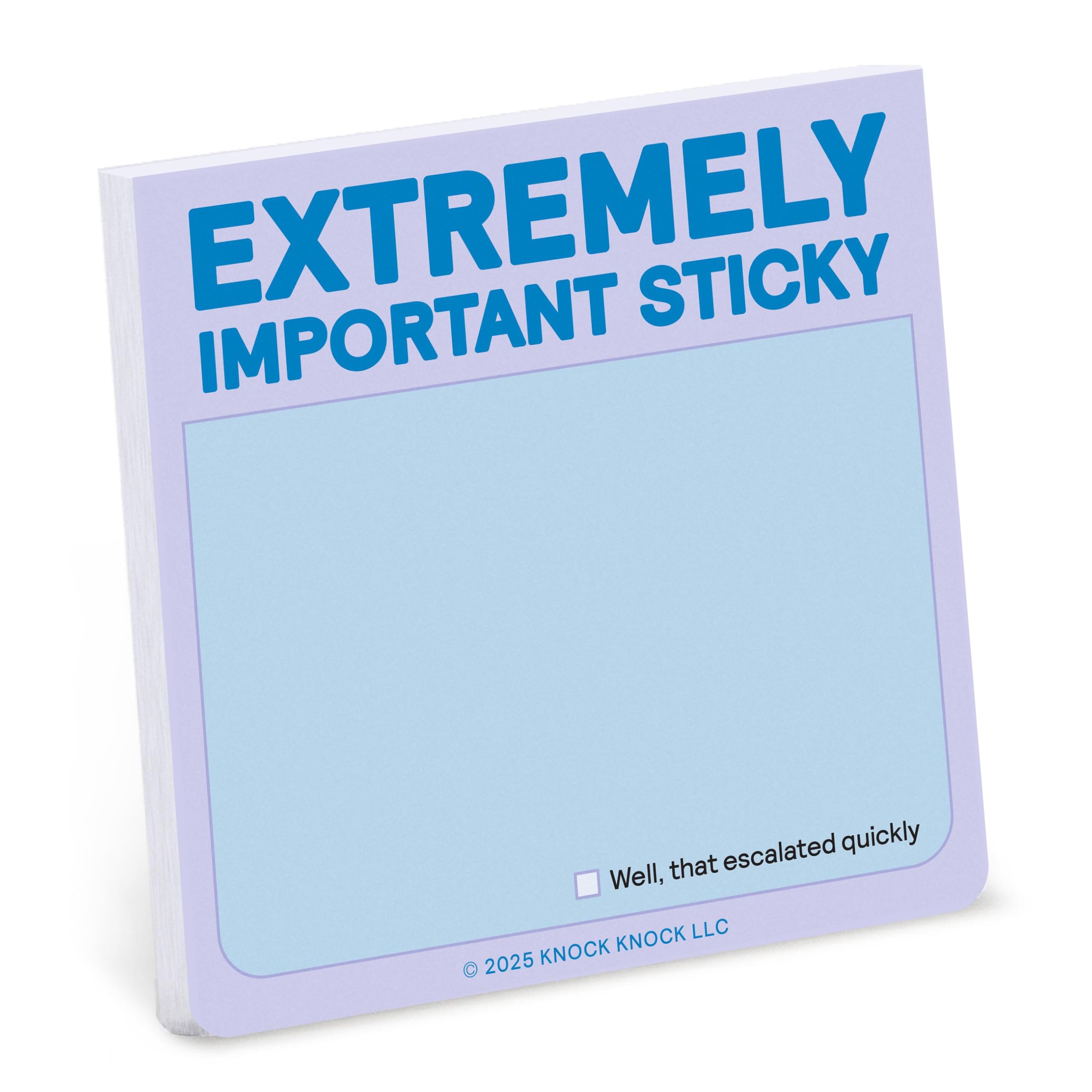 Extremely Important Sticky Note (Knock Knock Sticky Notes)