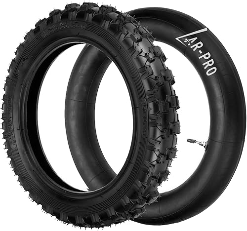 Juego de neumáticos todoterreno y tubo interior de 2.5-10 pulgadas, neumático de motocross con llanta de 10 pulgadas y tubo interior de repuesto de