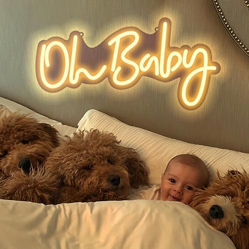 Miniatura 4 de Letrero de neón ajustable para baby showers, fiestas de exposición de género, decoraciones de pared de tiendas, accesorios de fondo de fotos, bodas