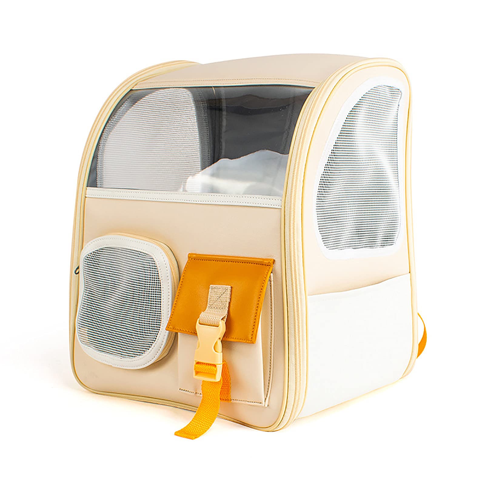 Sac à dos pour chien et chat multifonction beige, fournitures de voyage