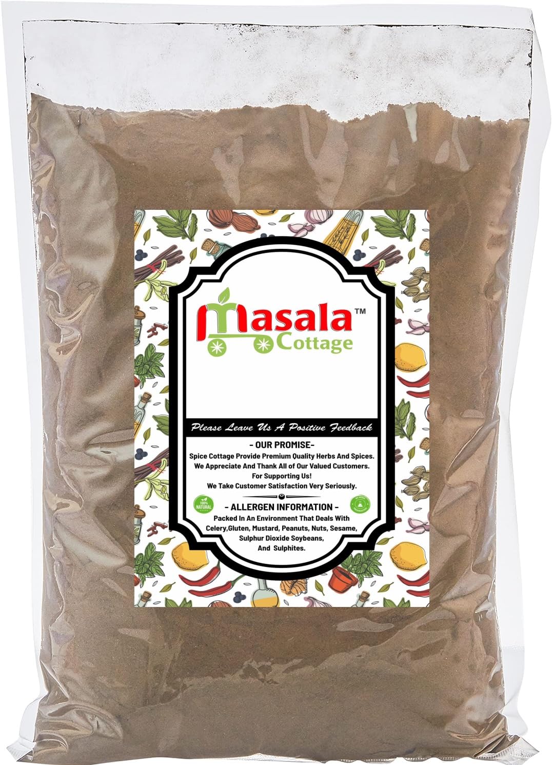 Black Pepper Fine | Finley Ground | Black Peppercorns (Popular Mesh) Premium Quality by Masala Cottage® 25g-1900g (50, Grams)