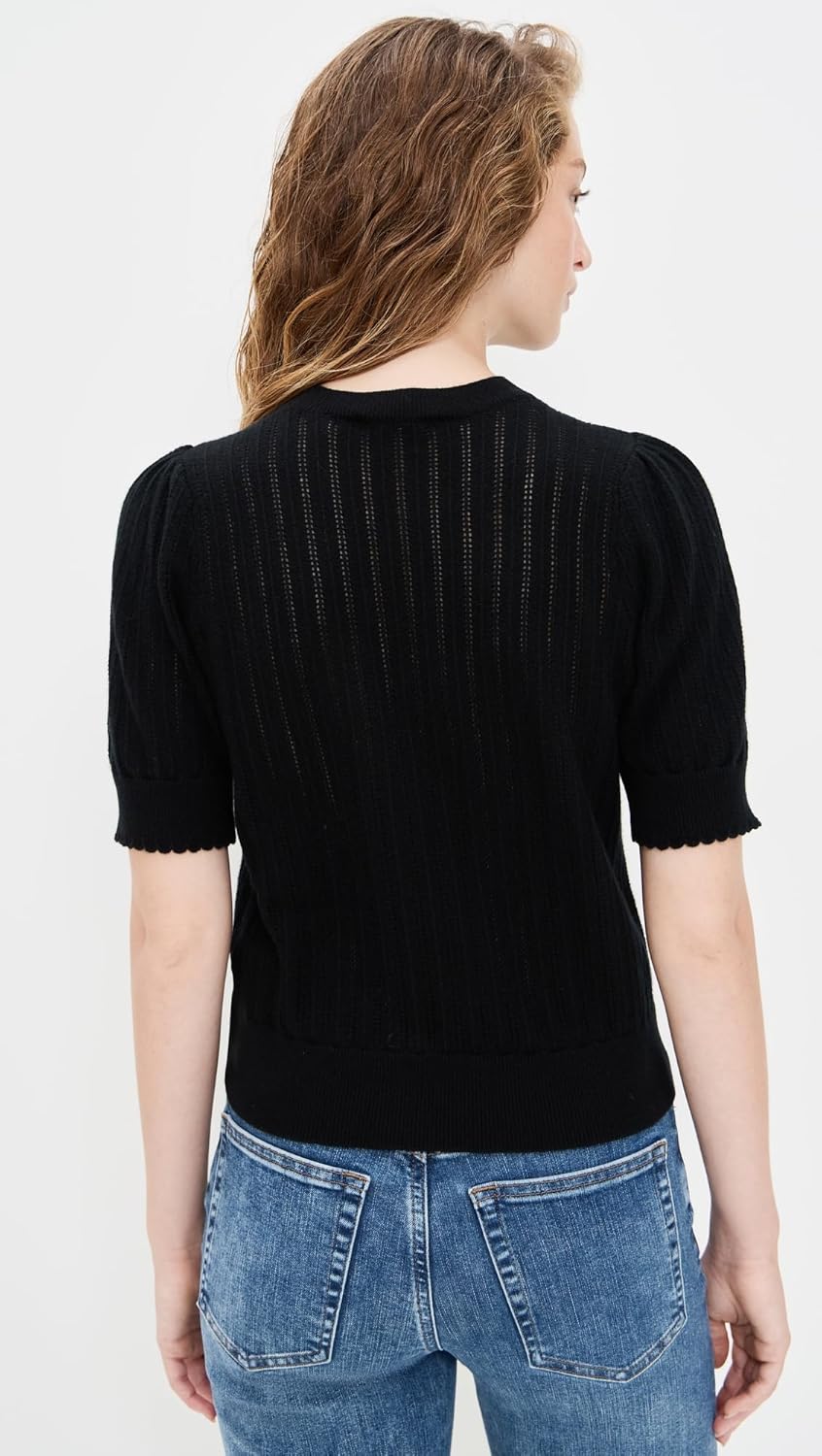 FRAME Women's The Ladder Cashmere Pointelle Sweater - Image 3