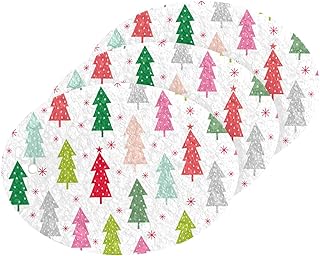 susiyo Colorful Christmas Scrub Sponges Multi-Use Scrubbing Sponge for Cleaning Kitchen Washing Dishes & Bathroom (Set of 3)
