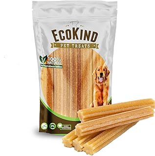 EcoKind Pet Treats Premium Gold Chicken Flavored Churro Chews | All Natural Himalayan Yak Cheese Dog Chew for Small to Large Dogs | Keeps Dogs Busy & Enjoying Indoors & Outdoor Use (5 Sticks)
