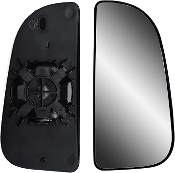 Replacement Passenger Right Side Door Towing Mirror Lower Small Glass Convex with Back Plate for RAM 1500 2500 3500 from 2010 to 2024