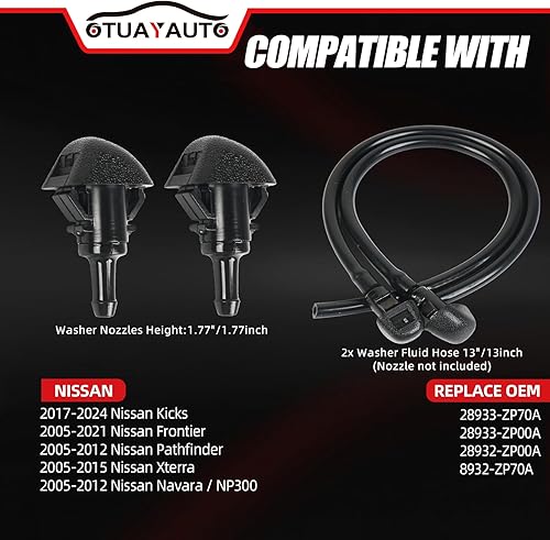 Vista 54 de OTUAYAUTO boquillas universales para lavadora