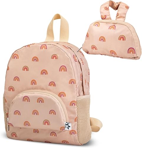 Tiny Twinkle Mini mochila para niños pequeños, ligera, impermeable, plegable, ideal para viajes, guardería, playa o natación, edades de 2 a 4 años