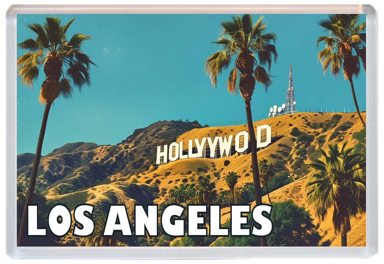 Los Angeles - Jumbo Artistic Fridge Magnet 96 x 67mm