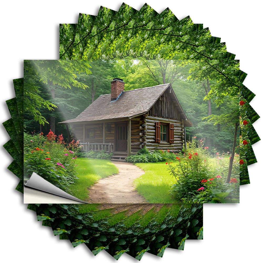 Stickers Snarky, Adulting Bumper A Cozy Log Cabin Nestled in A Lush | Western Home Decor(6X9CM)