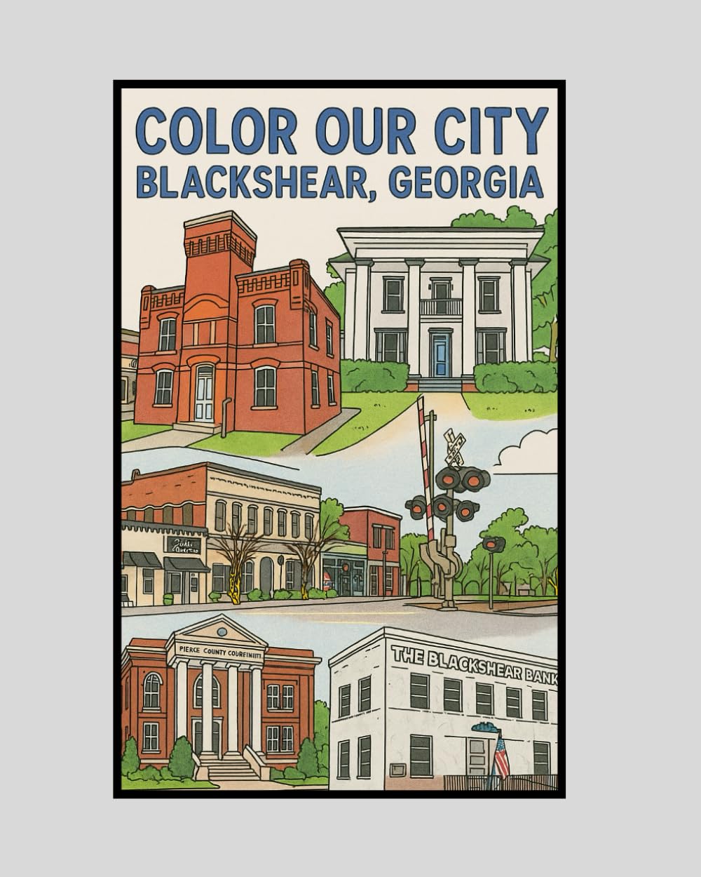 Color Our City: Blackshear, Georgia      Paperback – January 8, 2026