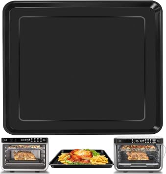Air Fryer Grill Pan for Ninja Foodi DT251 DT201 DT200, 13.6" x 11.6" Replacement Crisper Tray, Non-Stick Sheet Pan Baking Roasting Plate for Ninja Foodi 10-in-1 XL Pro Air Fry Oven, Dishwasher Safe