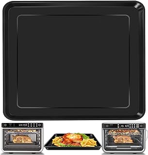 Air Fryer Grill Pan for Ninja Foodi DT251 DT201 DT200 Digital Air Fryer Countertop Oven, 13.6 * 11.6'' Air Fryer Grill Plate Crisper Plate Rack Accessories Replacement Parts Tray,Dishwasher Safe