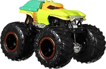 Hot Wheels Monster Trucks 2-Pack, Demolition Doubles Set of 2 Toy Vehicles in 1:64 Scale, for Kids & Collectors (Styles May Vary)