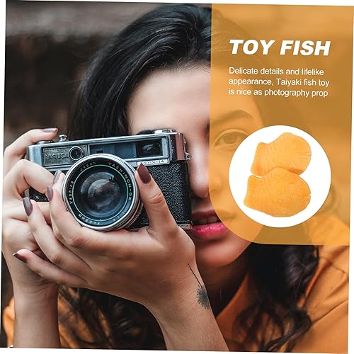 Miniatura 7 de iplusmile 2 piezas de comida falsa de sushi para jugar, comida falsa para cocina, juguetes de cocina, juego de cocina realista, postre artificial,