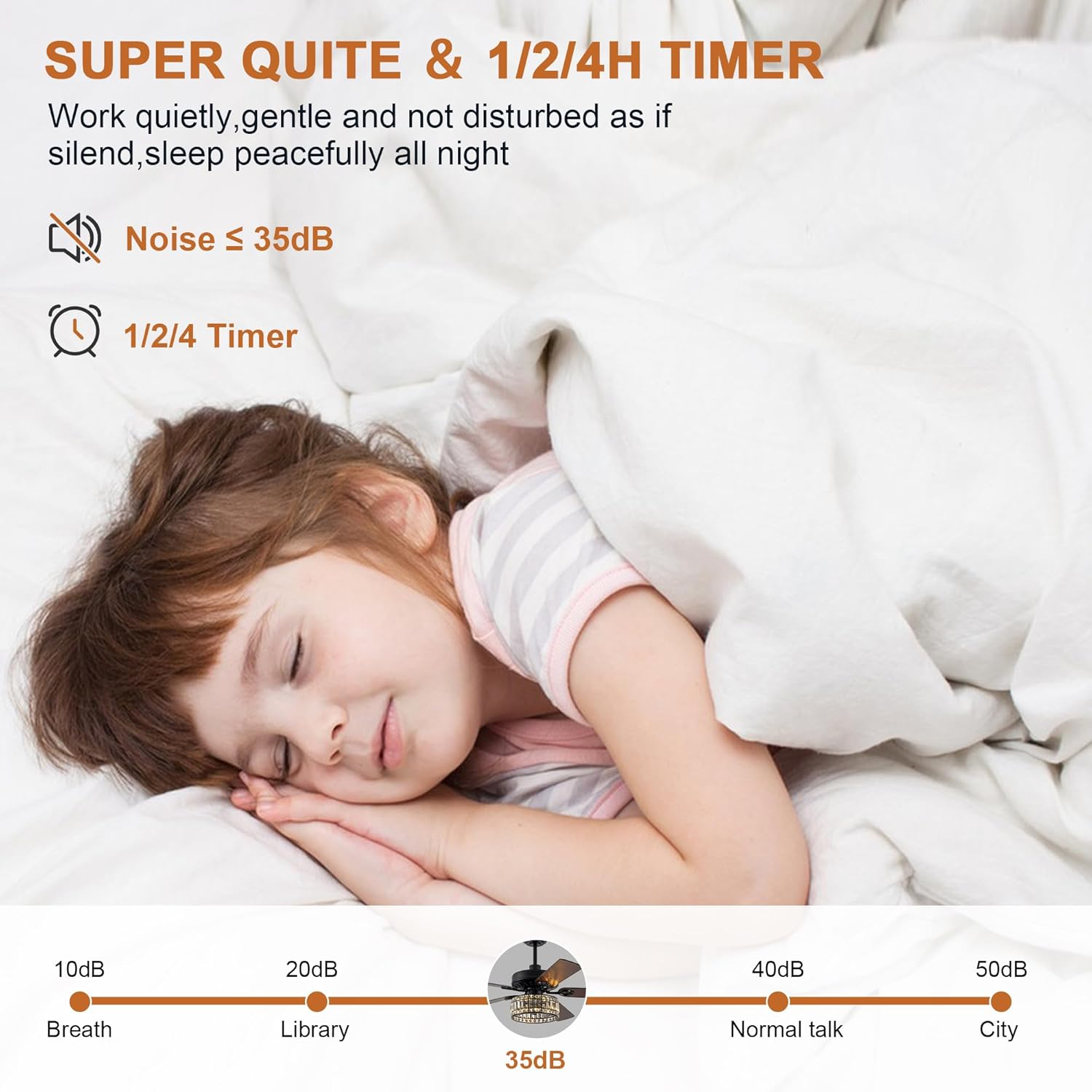 Bella Depot 52" Black Ceiling Fan with Light, Caged Chandelier Fan with Light (No Bulbs Included), Vintage Fandelier Fan with Quiet DC Motor for Dining Living Room Bedroom (Black)