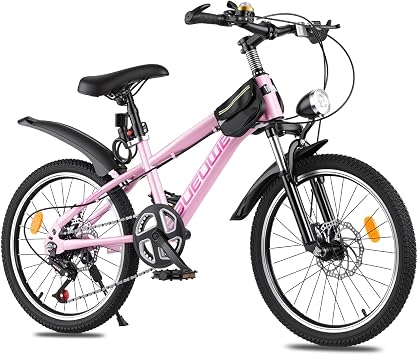 Kids Mountain Bike 20/24 Inch, Ages 6-12, 7 Speeds