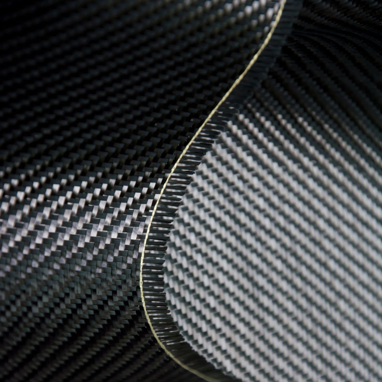 Carbongewebe 200g -Köper- 100cm Top Qualität für individuelles Design Kohlefaser für hochwertige Oberflächen auf Rolle
