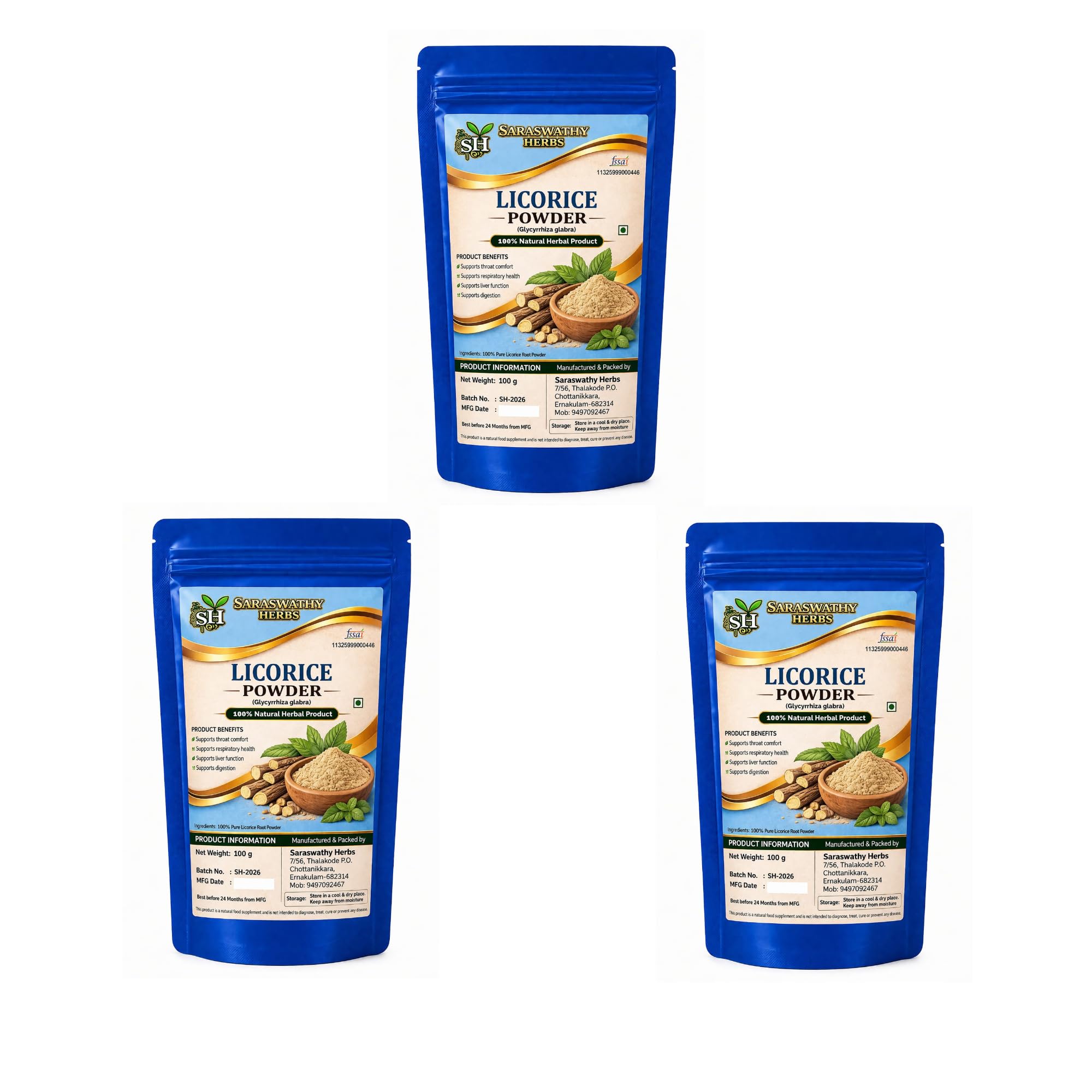 Licorice Powder, 100% Pure Licorice Root, 100 g — Amazon image 7