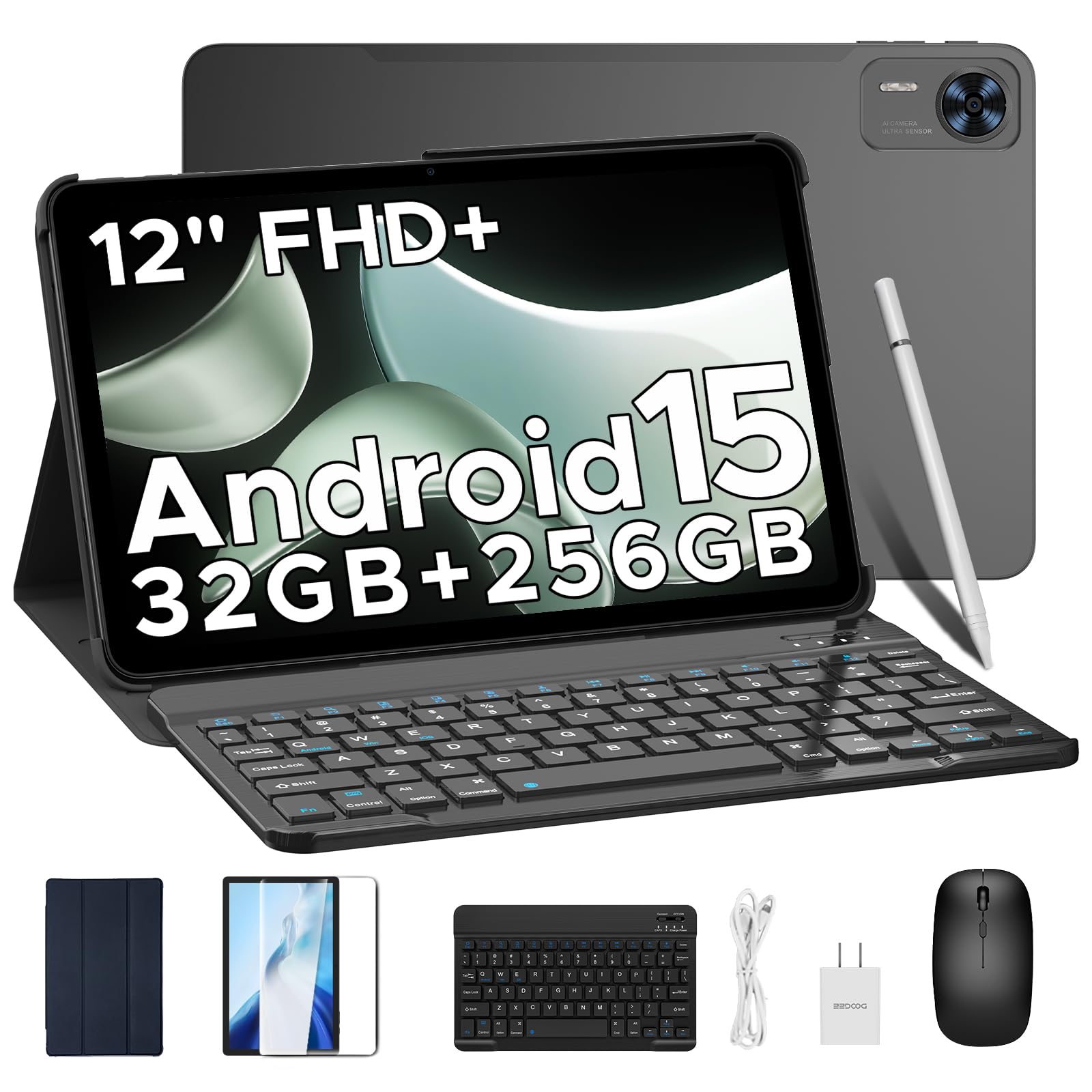 Amazon.com : DOOGEE T36 12 inch Tablet with Keyboard, 32GB+256GB