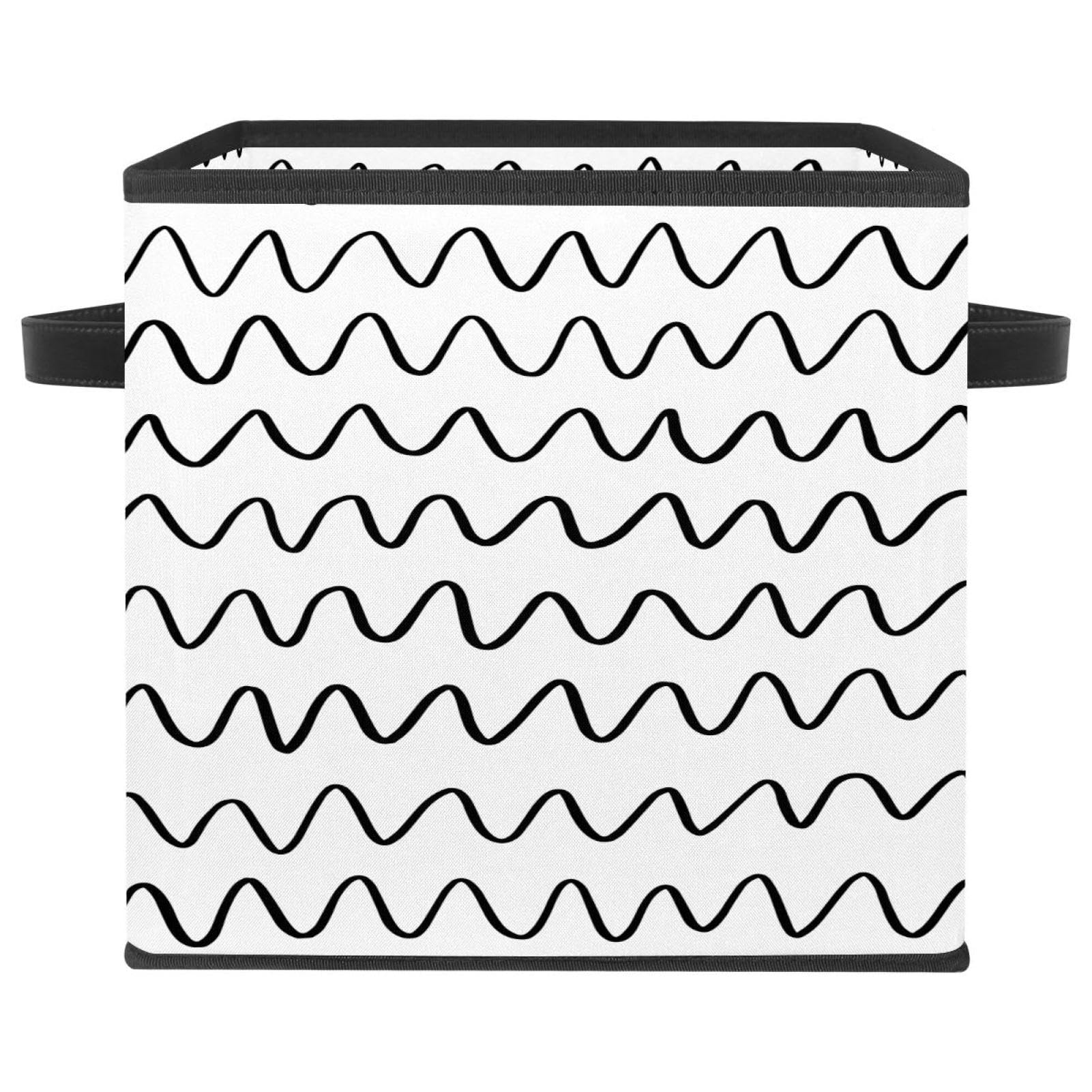 Boîte de rangement pliable en tissu pour enlever le désordre des jouets et vêtements