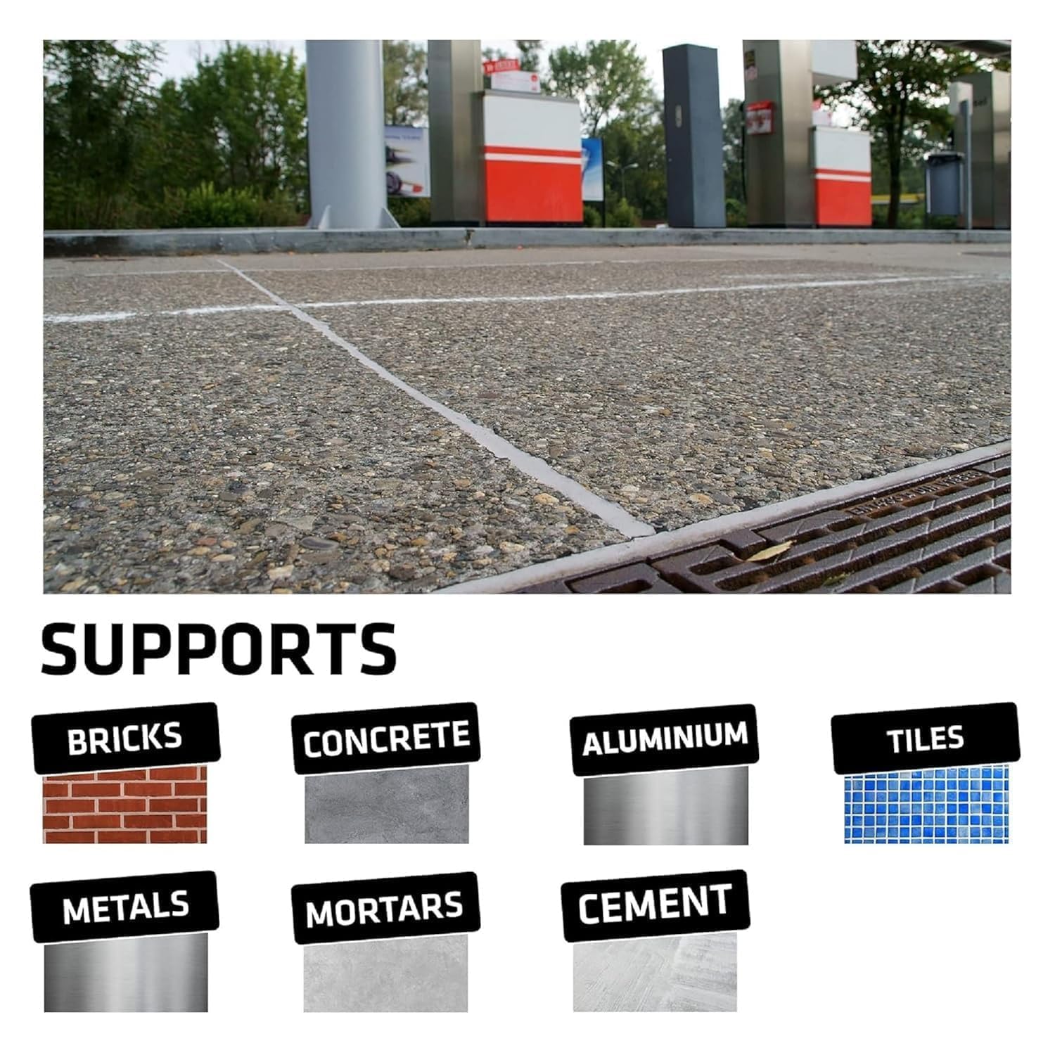 POORVIDHARA Waterproof Silicone Sealant, Fast Fixing Fast Drying Roof Adhesive, Leakage Quick Repair Adhesives & Sealants For Roof, Concrete, Watertank, Iron Galvanized, Steel, Metal, Aluminum 3