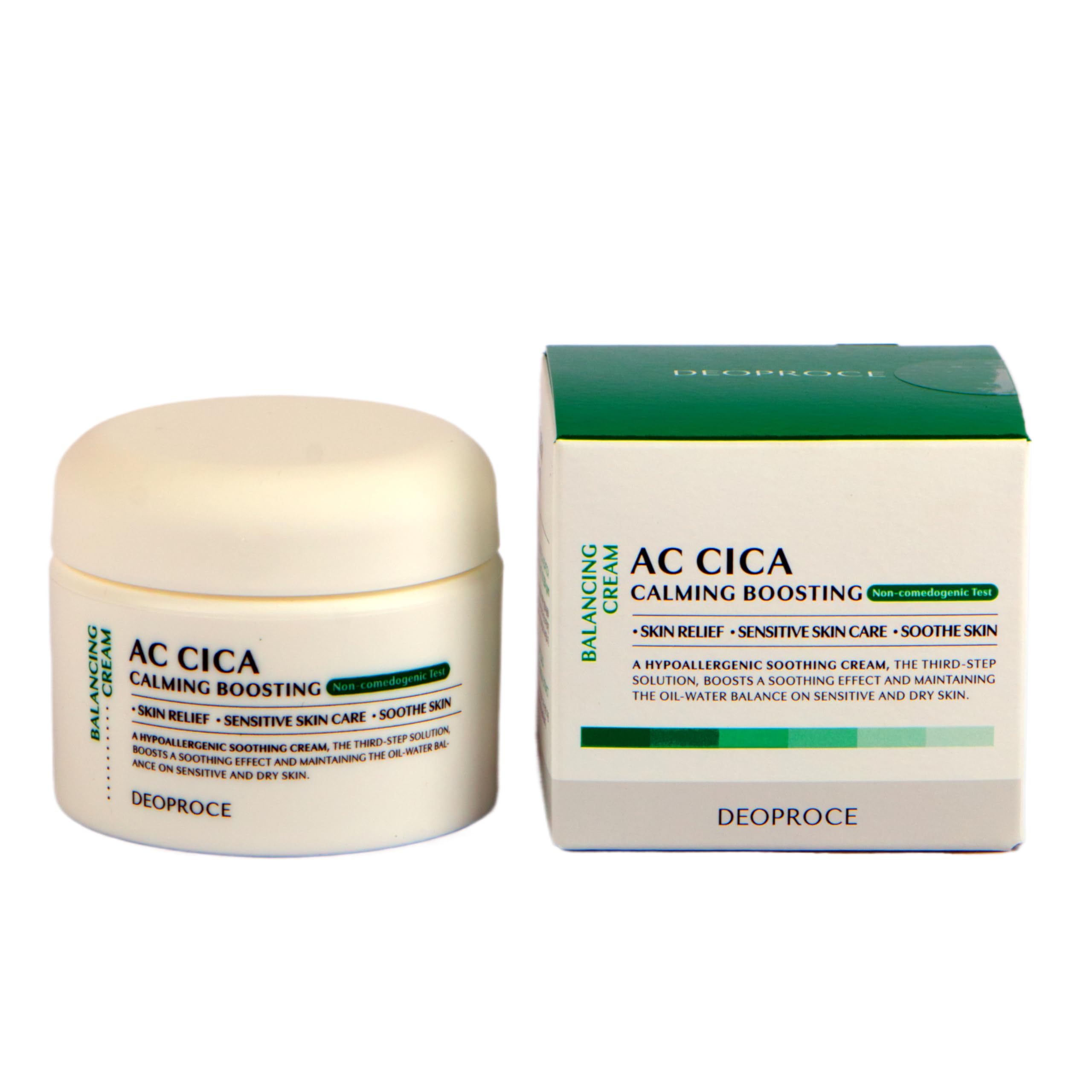 Amazon.com: Deoproce AC Cica Calming Boosting Balancing Cream 50 g