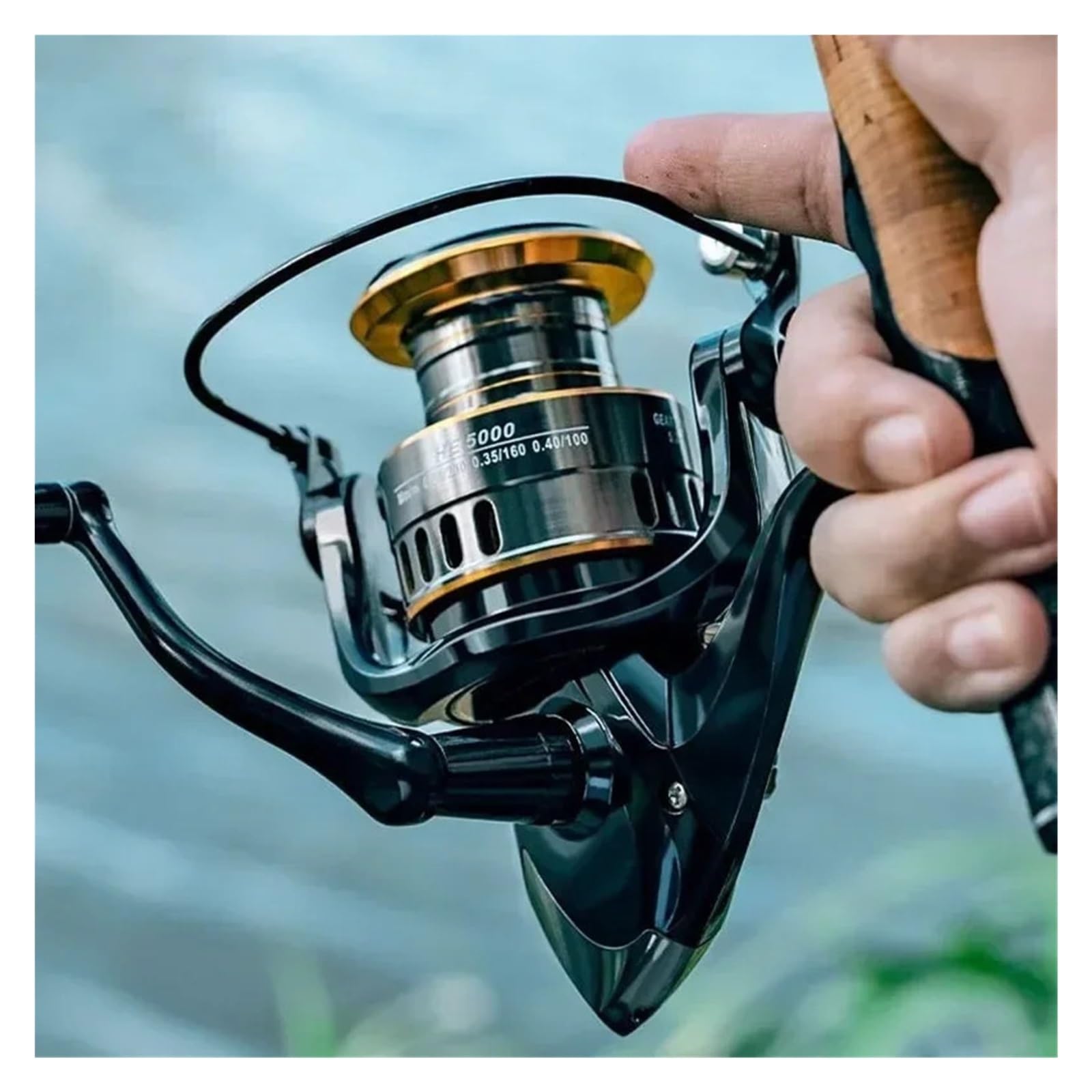 Carretes De Pesca Carrete de Pesca Giratorio Spinning