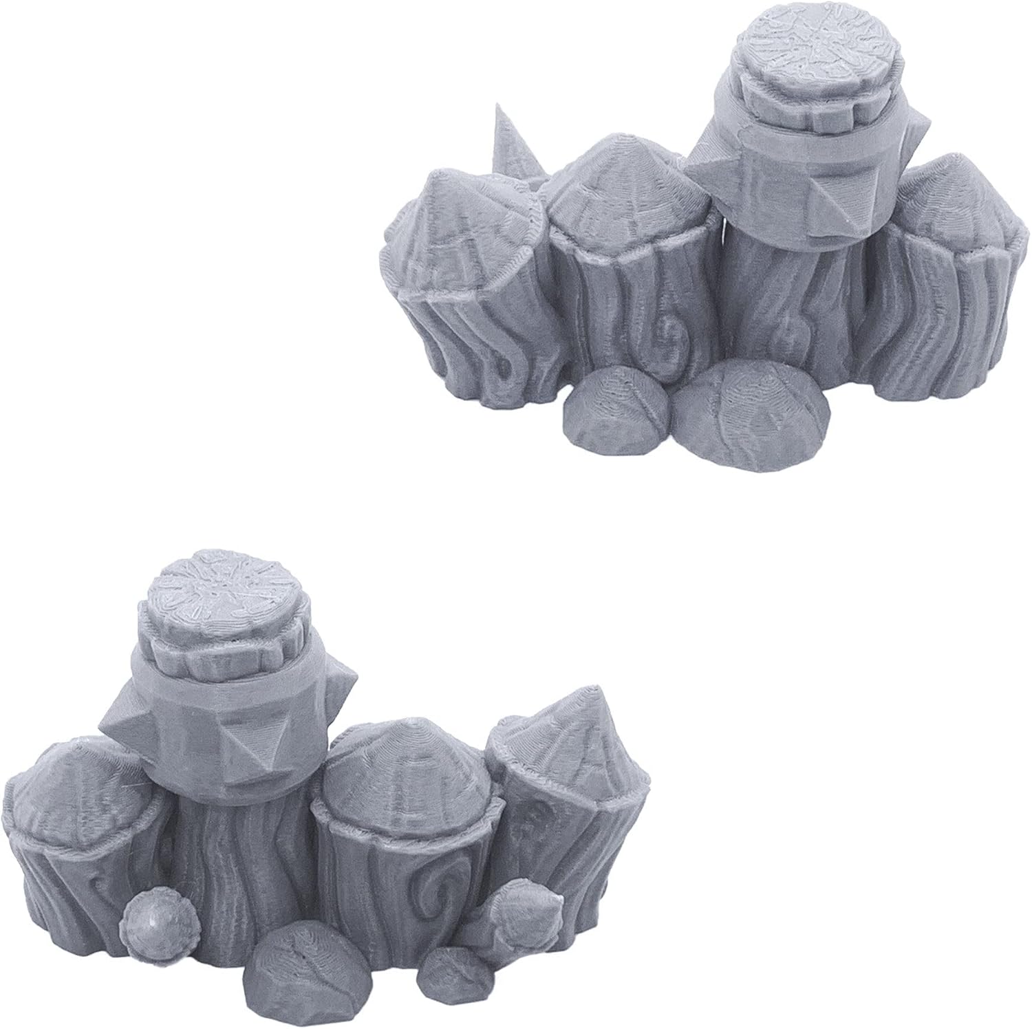 EnderToys Orc Camp Barricades by Makers Anvil, 3D Printed Tabletop RPG Scenery and Wargame Terrain for 28mm Miniatures